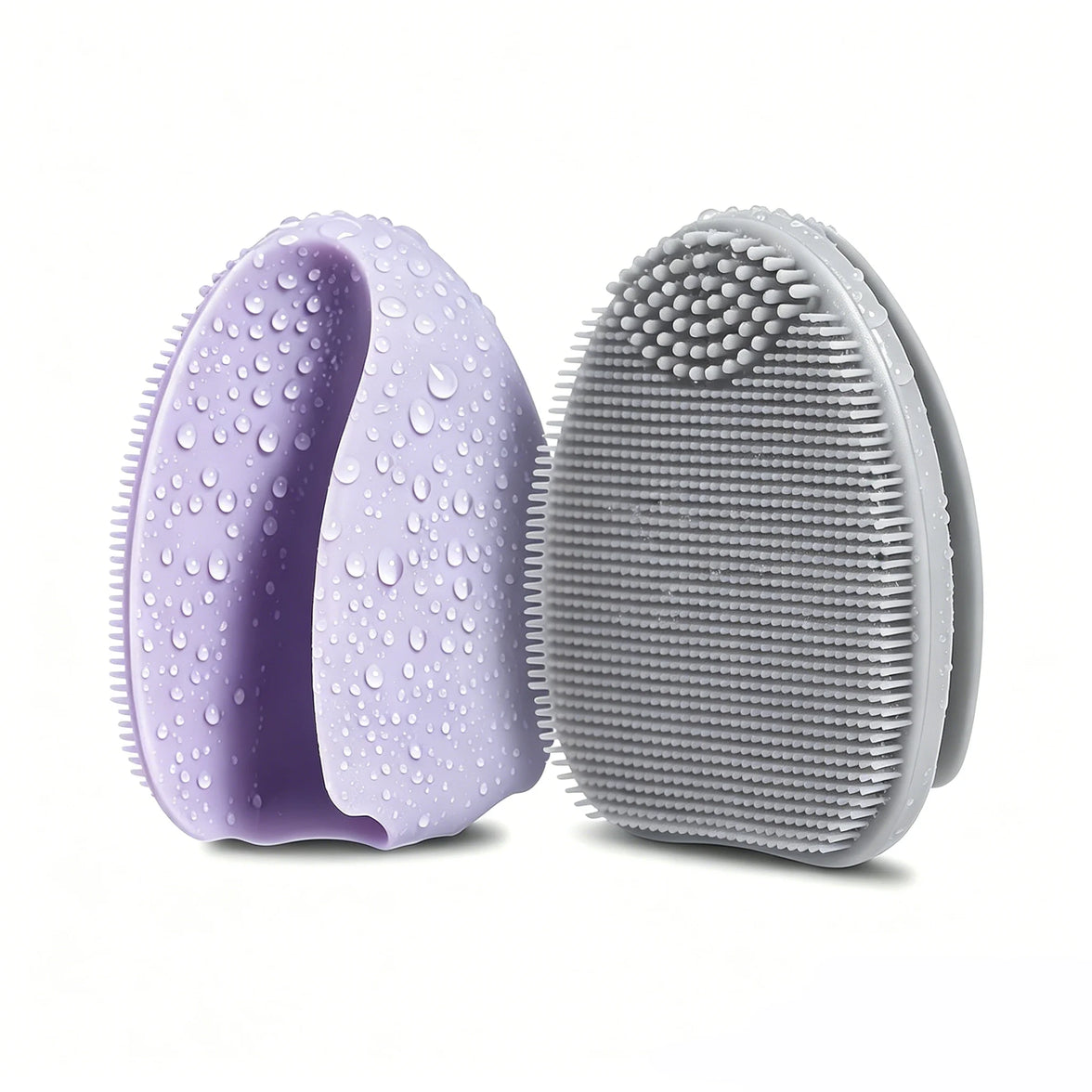 2-Pack Silicone Exfoliating Facial Brushes – Gentle Cleansing Duo