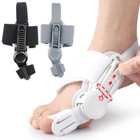 Adjustable toe alignment splint shown with packaging