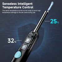 WiFi Visual Ear Scope 4.2mm 1080P Camera with Ear Spoon Base for iOS/Android Ear Cleaning Otoscope Endoscope Camera for Health