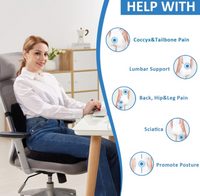 High-density memory foam seat pad with suede cover - Apex Therapy