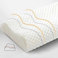 Memory Foam Orthopedic Neck Pillow – Slow Rebound for Neck & Shoulder Pain Relief