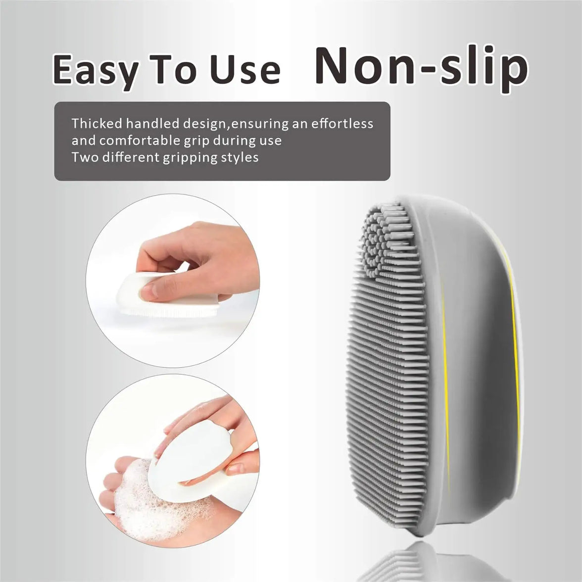 2-Pack Silicone Exfoliating Facial Brushes – Gentle Cleansing Duo