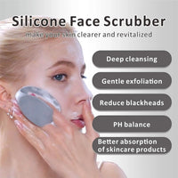 2-Pack Silicone Exfoliating Facial Brushes – Gentle Cleansing Duo