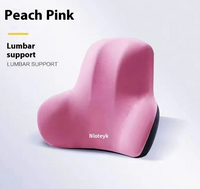 Memory Foam Car Cushion Set – Suede Headrest & Lumbar Pillow - Apex Therapy