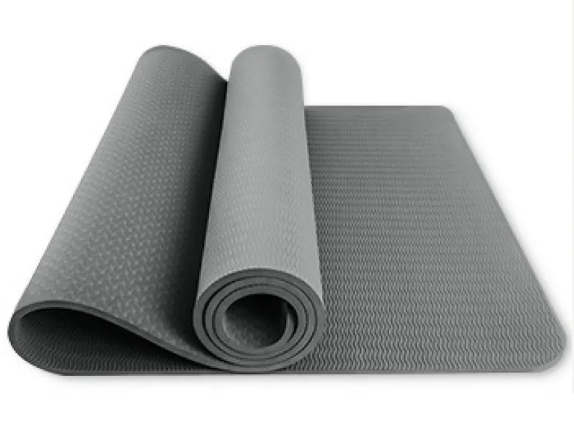 Thick TPE Yoga Mat with Alignment Lines – 6 mm or 8 mm, 183 cm