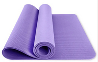 Thick TPE Yoga Mat with Alignment Lines – 6 mm or 8 mm, 183 cm