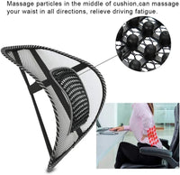 Contoured Car & Chair Back Cushion – Breathable Memory Foam - Apex Therapy