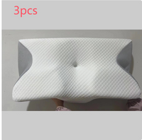 Butterfly contour pillow multi-pack in grey, white and black