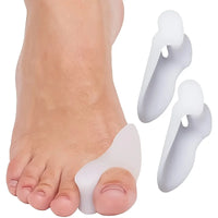 Close-up of the single-loop design on the big toe spacer