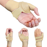 CMC Thumb Brace – Adjustable Metal Stay & Soft Thumb Sleeve, Left Hand