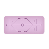 Natural Rubber Yoga Mat – 5 mm, Non-Slip PU Surface, 6 Colors