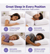 Gel Cooling Pillow Set – Air-Layer Neck Pillow with Pillowcase