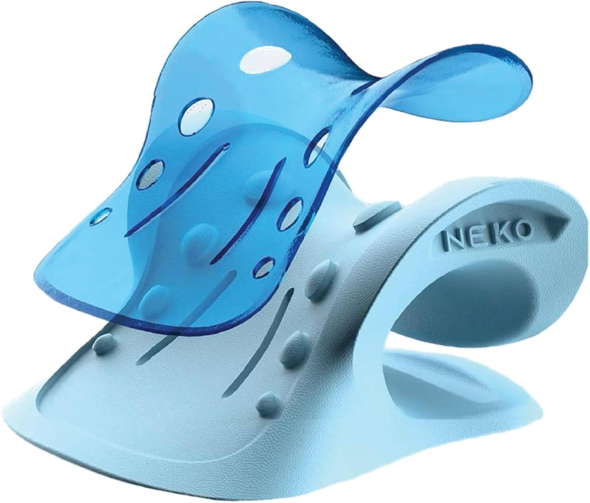 Neck Stretcher Pillow – Cooling Gel Layer & 8 Massage Nodes