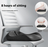 Non-Collapse Memory Foam Seat Cushion – Cooling Ice Silk Cover