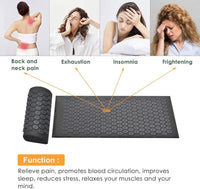 Acupressure Mat & Neck Pillow Set – Relaxation Kit, 5 Colors - Acupressure Mat - Apex Therapy