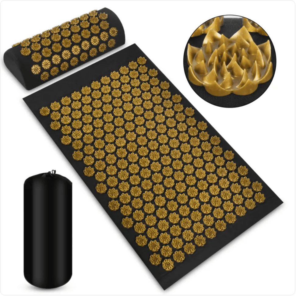 Acupressure Mat & Neck Pillow Set – Relaxation Kit, 5 Colors - Acupressure Mat - Apex Therapy