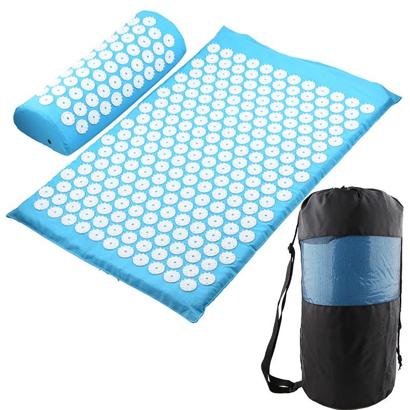 Acupressure Mat & Pillow Set – Back, Neck & Muscle Tension Relief - Acupressure Mat - Apex Therapy