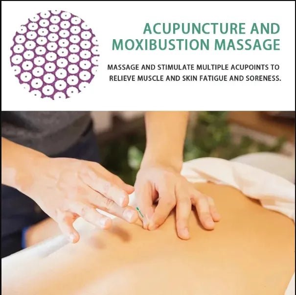 Acupressure Mat & Pillow Set – Back, Neck & Muscle Tension Relief - Acupressure Mat - Apex Therapy