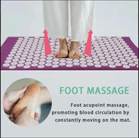 Acupressure Mat & Pillow Set – Back, Neck & Muscle Tension Relief - Acupressure Mat - Apex Therapy