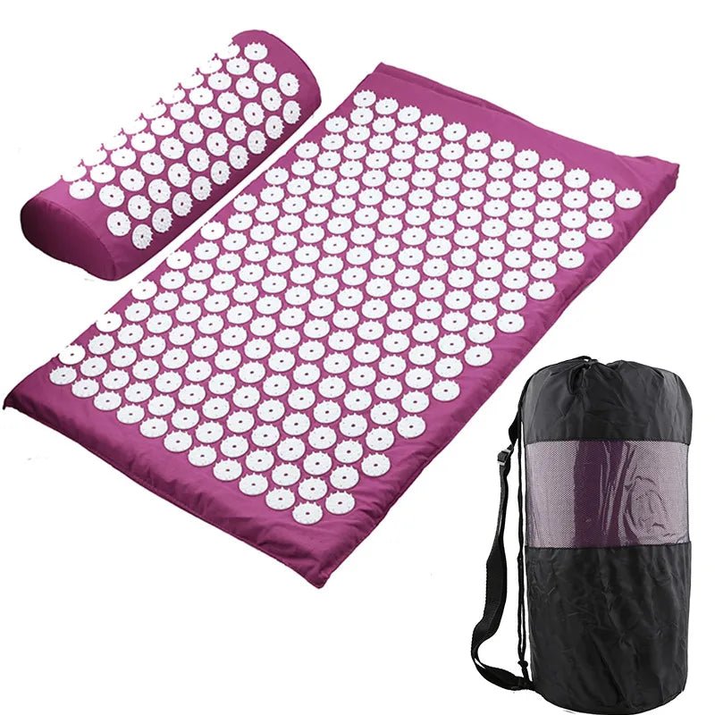 Acupressure Mat & Pillow Set – Back, Neck & Muscle Tension Relief - Acupressure Mat - Apex Therapy