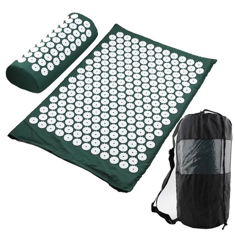 Acupressure Mat & Pillow Set – Back, Neck & Muscle Tension Relief - Acupressure Mat - Apex Therapy