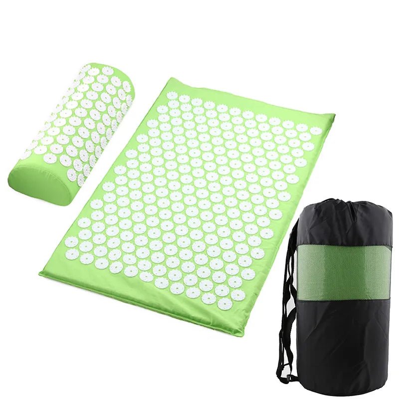 Acupressure Mat & Pillow Set – Back, Neck & Muscle Tension Relief - Acupressure Mat - Apex Therapy