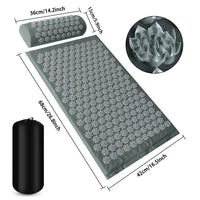 Acupressure Mat & Pillow Set – Spike Mat for Yoga & Relaxation - Apex Therapy