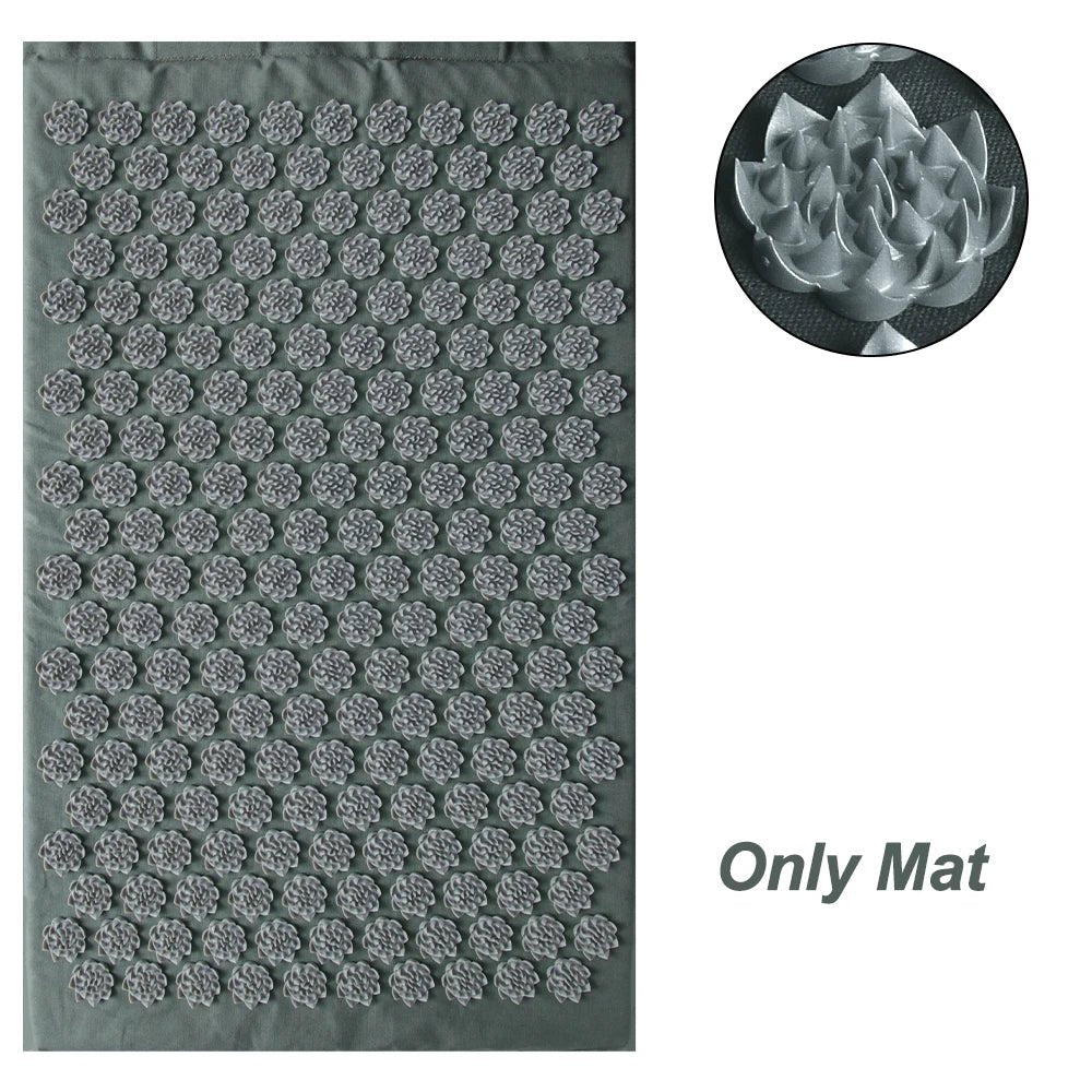 Acupressure Mat & Pillow Set – Spike Mat for Yoga & Relaxation - Apex Therapy
