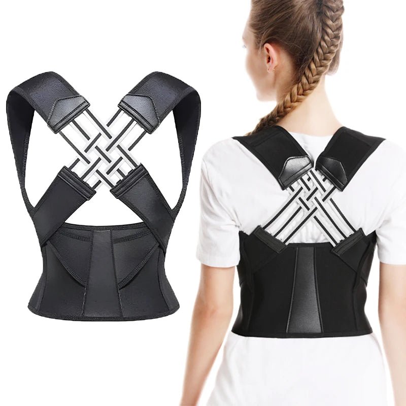 Adjustable Back Posture Belt – Office & Gym, Unisex, S–XXXL - Posture Corrector - Apex Therapy