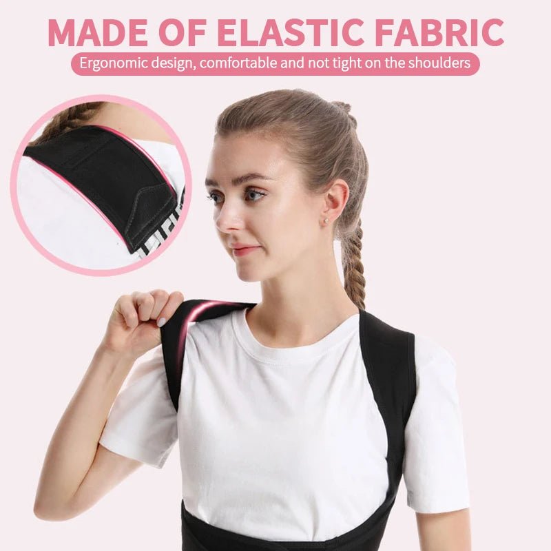 Adjustable Back Posture Belt – Office & Gym, Unisex, S–XXXL - Posture Corrector - Apex Therapy
