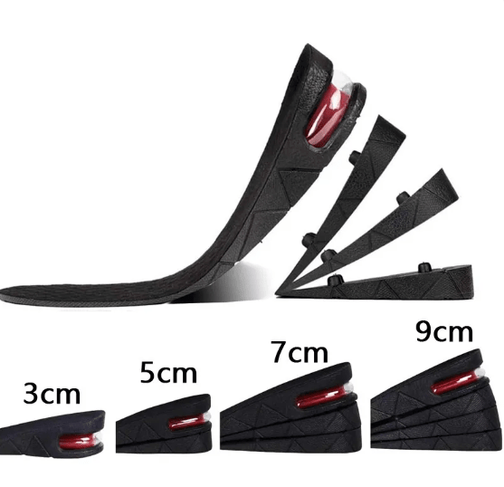 Adjustable Height Lift Insoles – Invisible Boost up to 9cm - Shoe Insoles - Apex Therapy