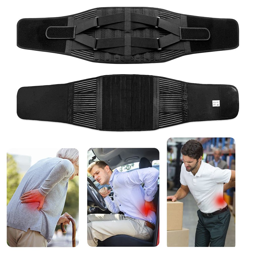 Adjustable Lumbar Support Belt – Breathable Waist Brace, S–XXL - Back Brace - Apex Therapy