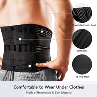 Adjustable Lumbar Support Belt – Breathable Waist Brace, S–XXL - Back Brace - Apex Therapy