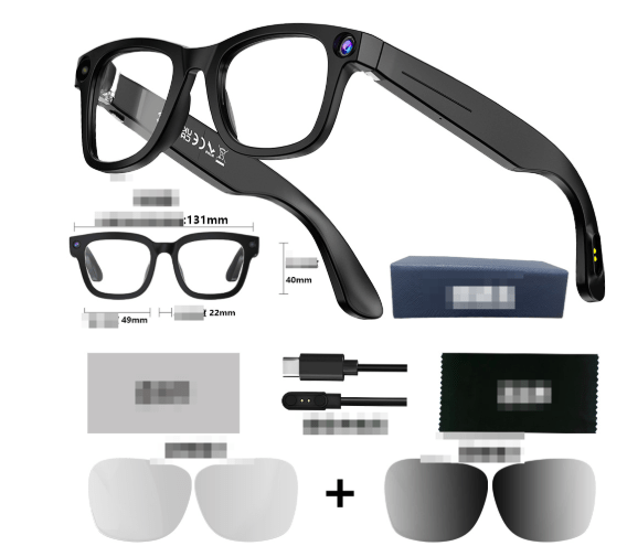 AI Camera Smart Glasses – HD Video, Calls & Translation - Smart Glasses - Apex Therapy