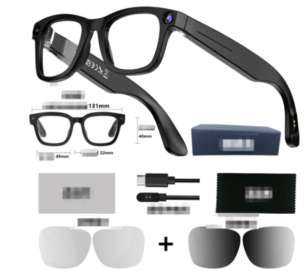 AI Camera Smart Glasses – HD Video, Calls & Translation - Smart Glasses - Apex Therapy