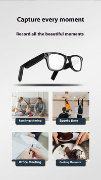 AI Camera Smart Glasses – HD Video, Calls & Translation - Smart Glasses - Apex Therapy