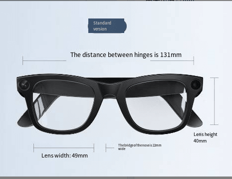 AI Camera Smart Glasses – HD Video, Calls & Translation - Smart Glasses - Apex Therapy