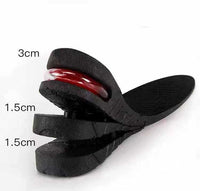 Air-Cushion Height Insoles – Invisible Lift, 3, 4.5 or 6 cm - Height Insoles - Apex Therapy