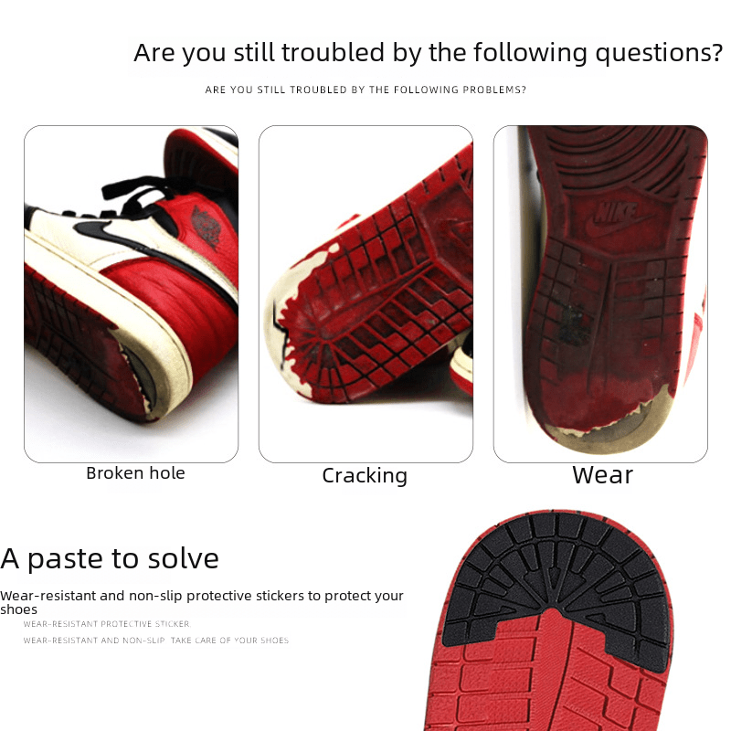 Anti-Slip Sole Protector Stickers for Sneakers – 3 Colors, 4 Sizes - Shoe Sole Grips - Apex Therapy