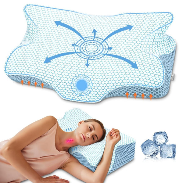 Cervical Memory Foam Pillow – Neck & Shoulder Pain Relief for Side