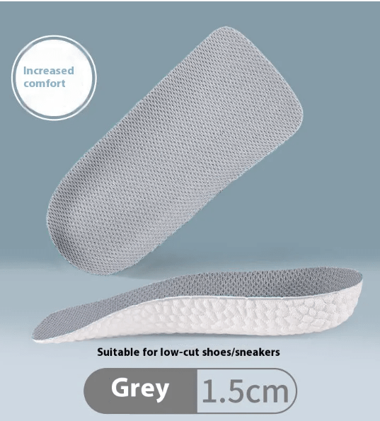 Arch-Support Height Insoles – 1.5, 2.5 or 3.5 cm Invisible Lift - Height Insoles - Apex Therapy