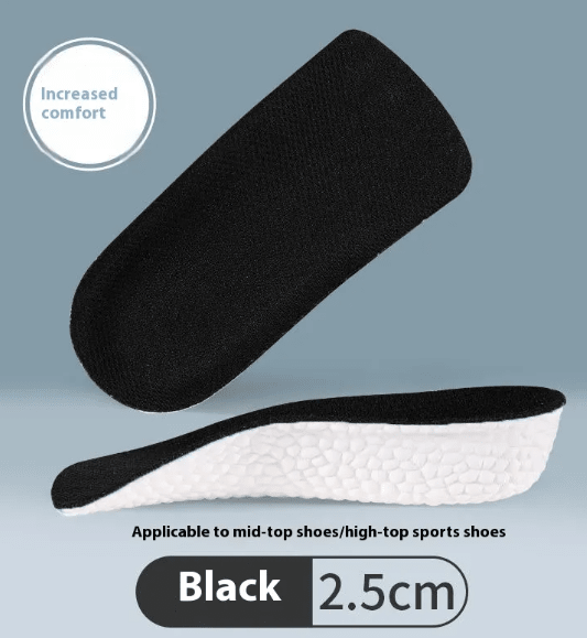 Arch-Support Height Insoles – 1.5, 2.5 or 3.5 cm Invisible Lift - Height Insoles - Apex Therapy