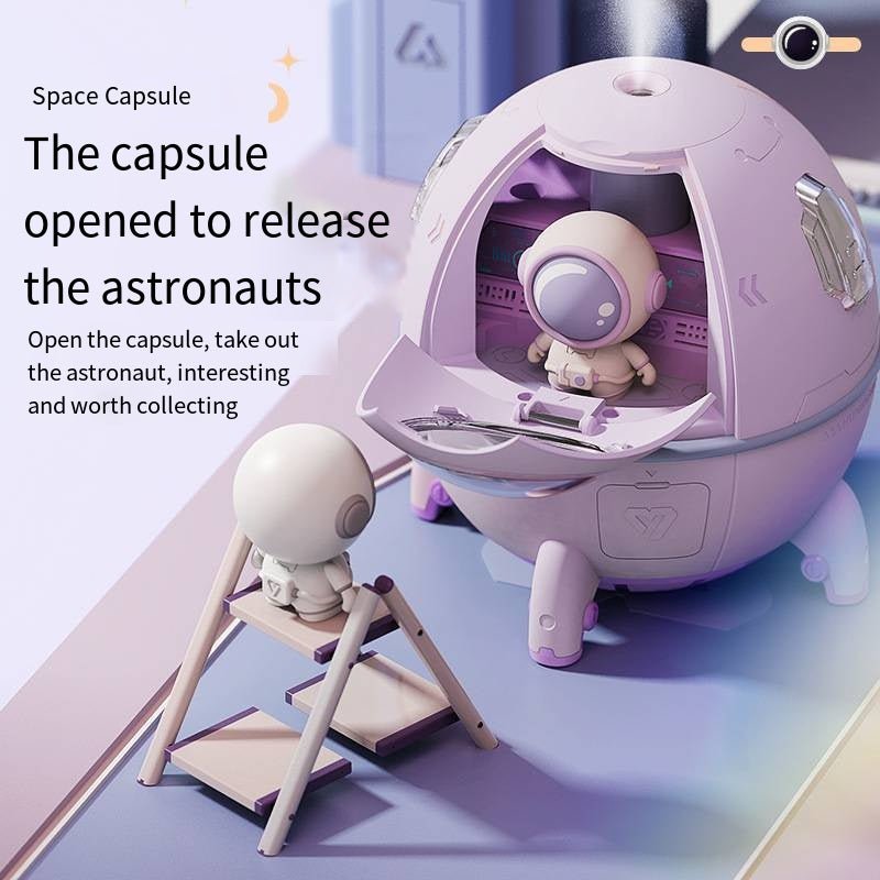 Astronaut Mini Humidifier – 220 ml, Night Light, USB or Plug-In - Humidifier - Apex Therapy