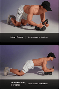 Automatic Rebound Ab Wheel – Core Trainer for Home - Fitness Equipment - Apex Therapy