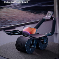 Automatic Rebound Ab Wheel – Core Trainer for Home - Fitness Equipment - Apex Therapy