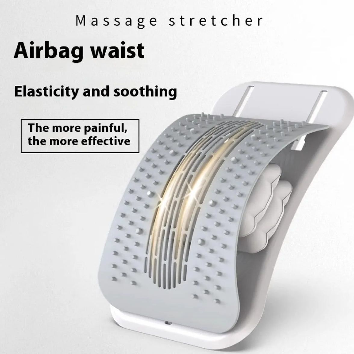 Adjustable Back Stretcher – Lumbar Arch Board, No Charging Needed