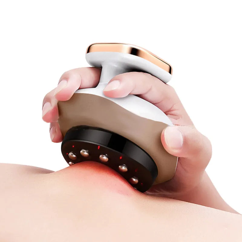 Pearl White Gua Sha Facial Tool – Ergonomic Grip, EU or US Version