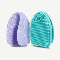 2-Pack Silicone Exfoliating Facial Brushes – Gentle Cleansing Duo