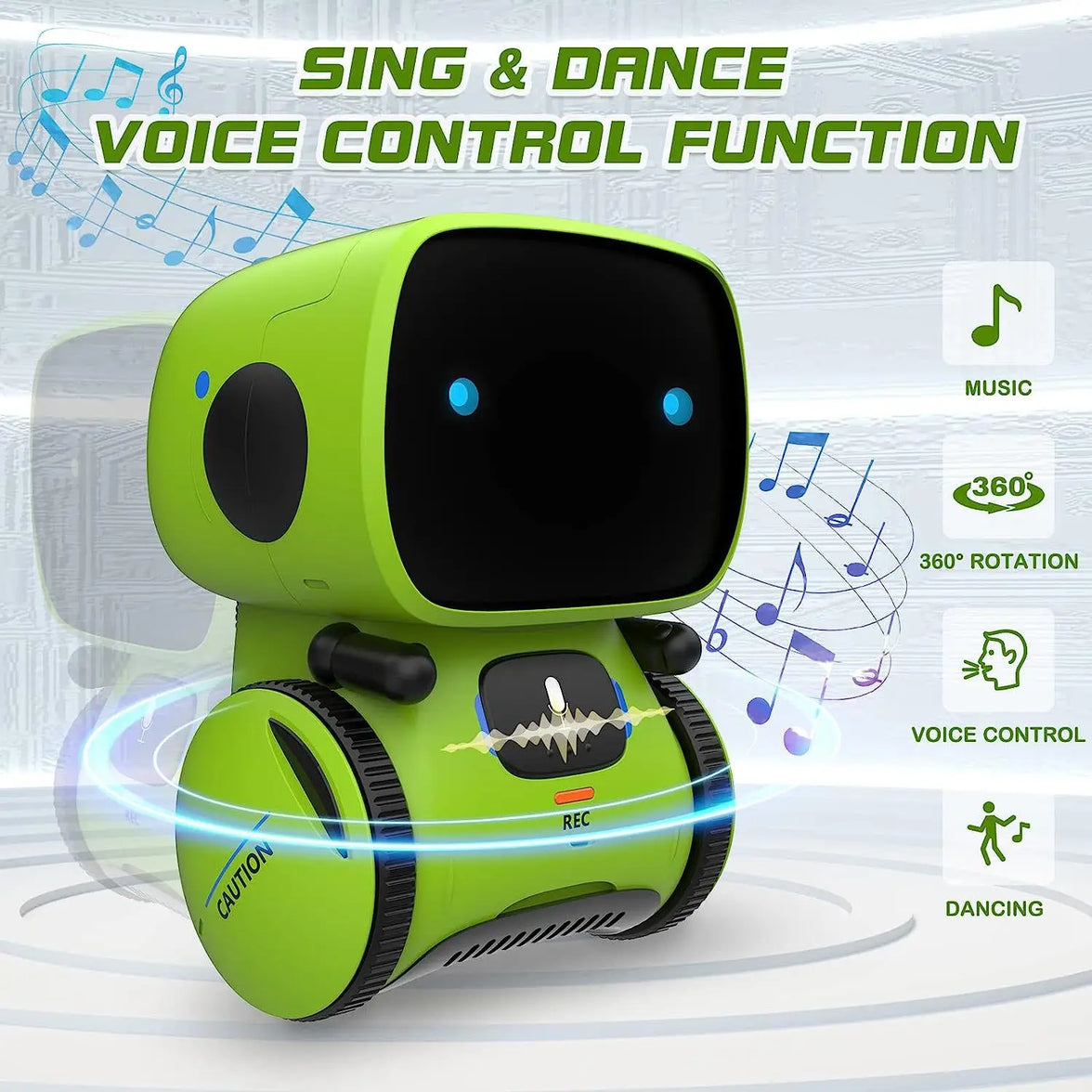 Talking Robot Toy – Sensor-Activated Singing & Dancing Companion