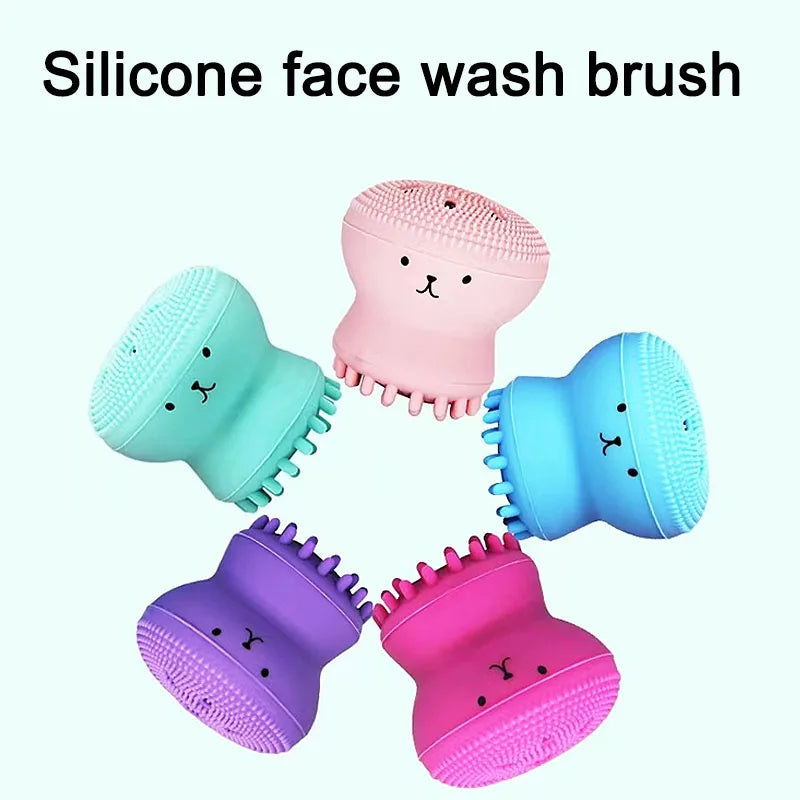 Silicone Facial Cleansing Brush – Deep Pore Cleansing & Massage Tool